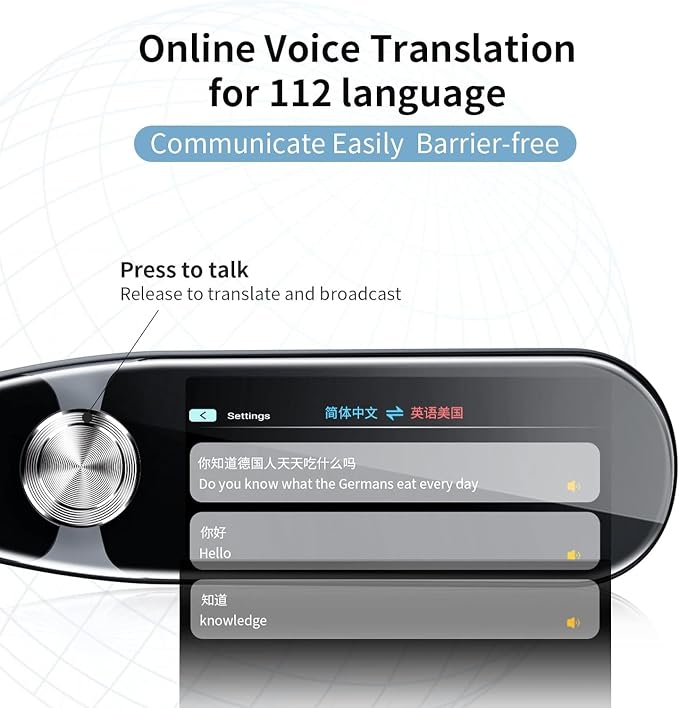 Translator Pen, Scanner Reader Pen 112 Languages OCR Digital Scanning - Image 2