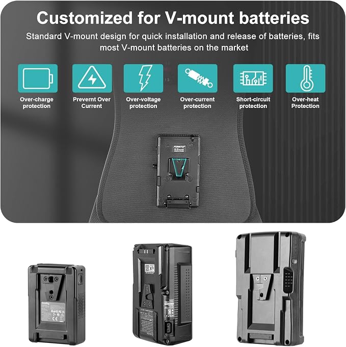 FOMITO BB-01 V-Mount Camera Harness Vest, - Image 4