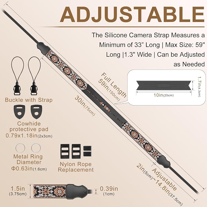FIEIL Neck Strap Silicone Camera Straps - Image 4