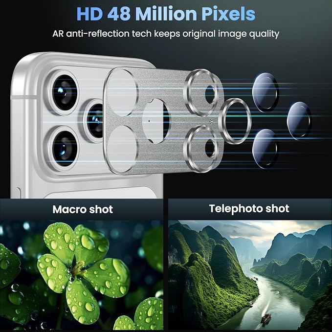 Uyiton Compatible with iPhone 17 Pro Max Camera Lens Protector - Image 3