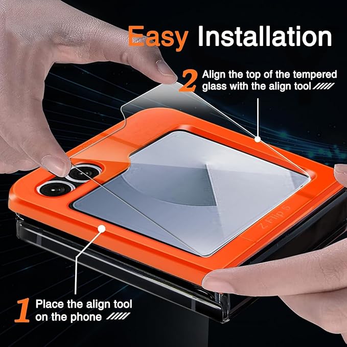 Ferilinso Screen Protector for Samsung Galaxy Z Flip 6 / Z Flip 7 FE - Image 6