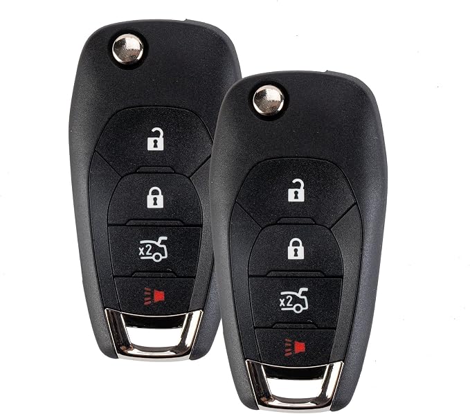 Flip Car Key Fob for 2016/2017/2018/2019 Cruze XL8 Systems Only Keyless Entry by USAKeys