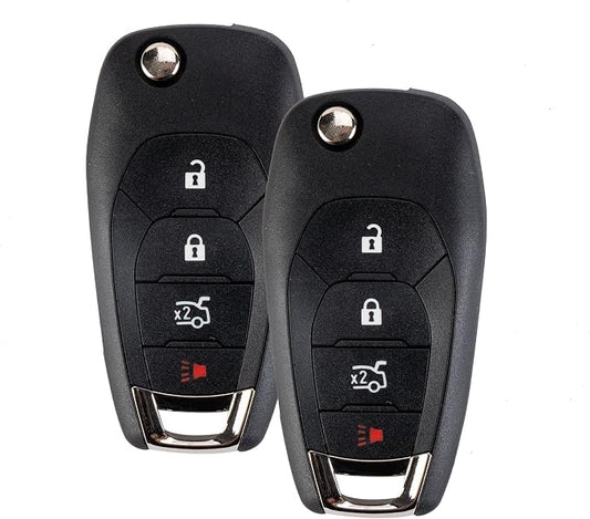 Flip Car Key Fob for 2016/2017/2018/2019 Cruze XL8 Systems Only Keyless Entry by USAKeys