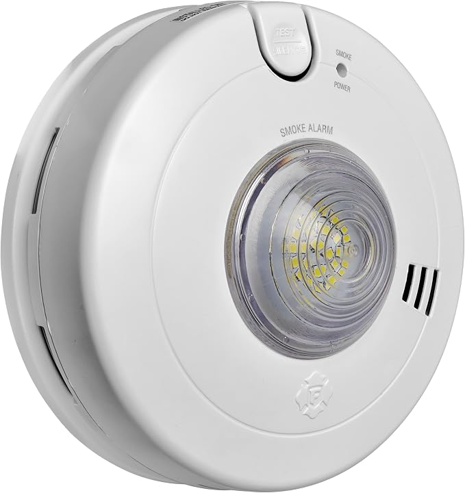 First Alert BRK 7020BSL Hardwired Hearing Impaired Smoke Detector - Image 2