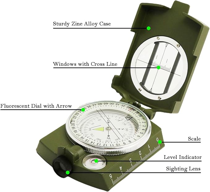 Compass, Hiking Compass for Survival - Image 2