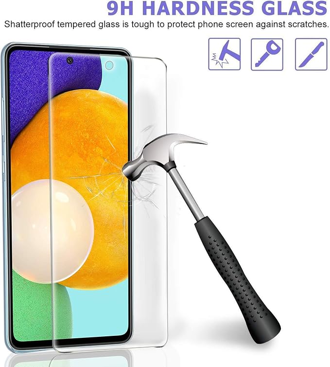Ferilinso 3 Pack Screen Protector + 2 Pack Camera Lens Protector - Image 5