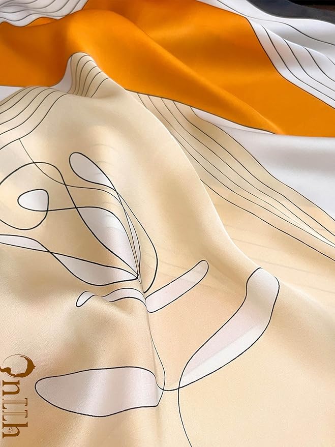 Silky Scarf for Women Lightweight Satin Bandanas Neck Hair Wrap For Sleeping - Image 5