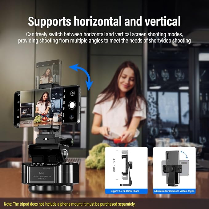 Soonpho M7 Time-Lapse Motorized Tripod Head - Image 6