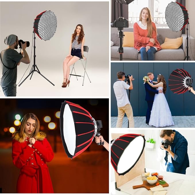 21in/55cm 60W Handheld LED Softbox Light - Image 6