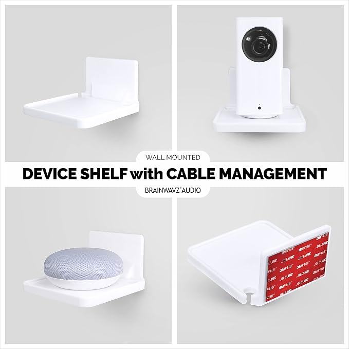 BRAINWAVZ Drill Free Wall Mount Shelf - Image 4