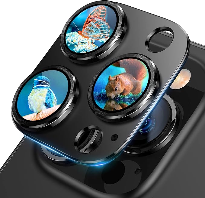 Uyiton for iPhone 12 Pro Max Camera Lens Protector, 9H Tempered Glass Camera by Uyiton