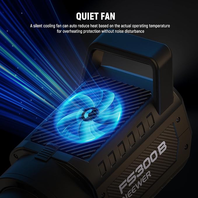 NEEWER FS300B 300W LED Studio Video Light, Bi Color COB Continuous Lighting - Image 5