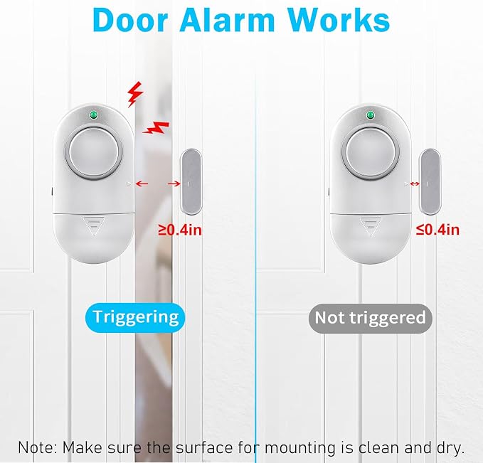 Window Door Alarm, Toeeson 120db Pool Alarm - Image 3