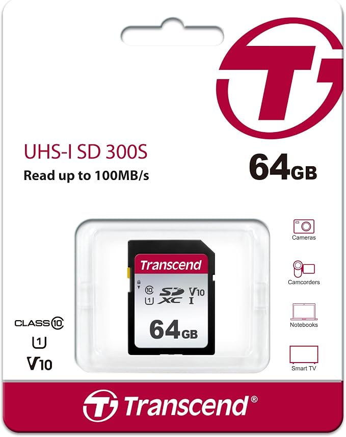 Transcend SDC300S 64GB SDXC SD Card, Compatible - Image 6
