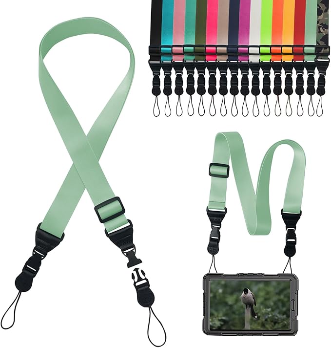 Adjustable Shoulder Strap:Comfortable iPad Strap Nylon Neck Lanyard by Gowjaw