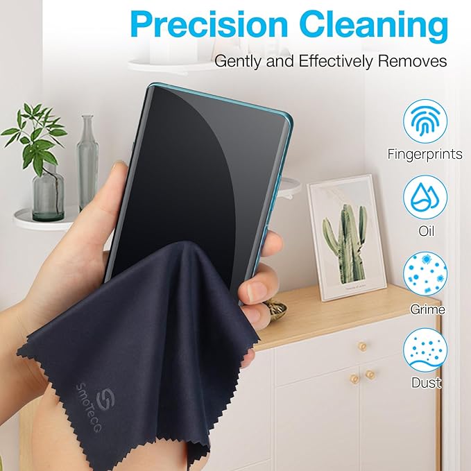 SmoTecQ 12 Pack Microfiber Lens Cleaning Cloths – Ultra-Soft, Scratch-Free - Image 9
