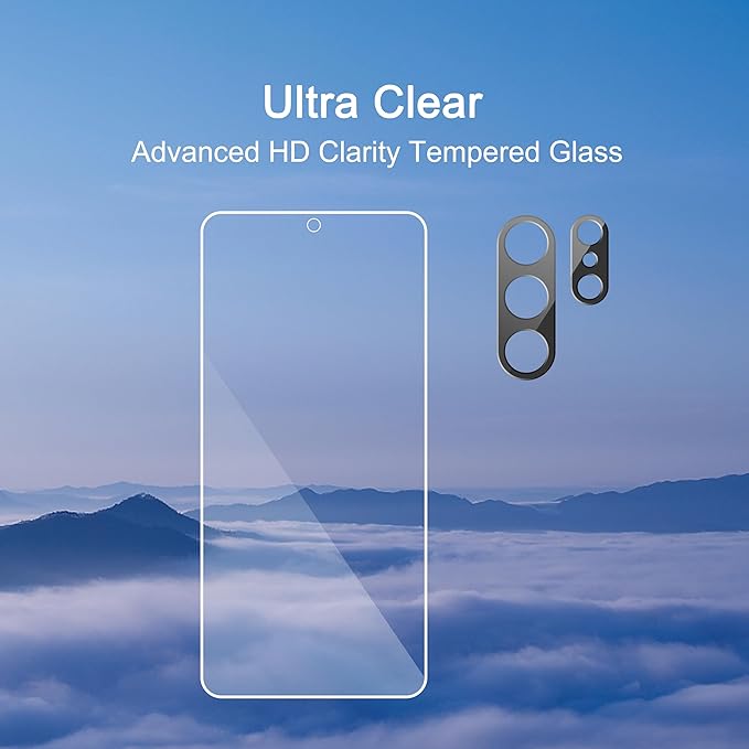 Ailun Glass Screen Protector for Galaxy S26 Ultra 3Pack + 2Pack Camera Lens - Image 4