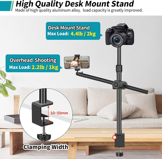 Camera Desk Mount Webcam Stand - Image 7