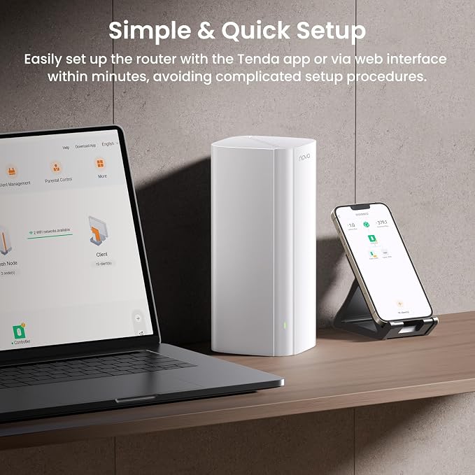 Tenda AX3000 WiFi 6 Mesh System Nova MX12– Whole Home Mesh WiFi Coverage up to 7 - Image 6