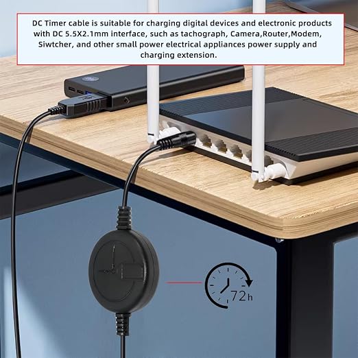 chenyang 11.81 Inch DC 5/12/15V 5.5x2.1mm Routers/WiFi/Optical Modems/Monitors - Image 7