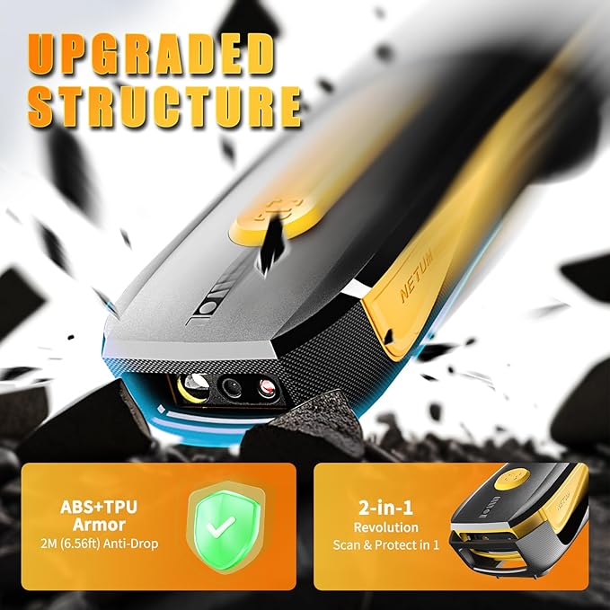 NETUM CS7501 QR Code Scanner – Upgraded Bluetooth Barcode Scanner, Mini - Image 4