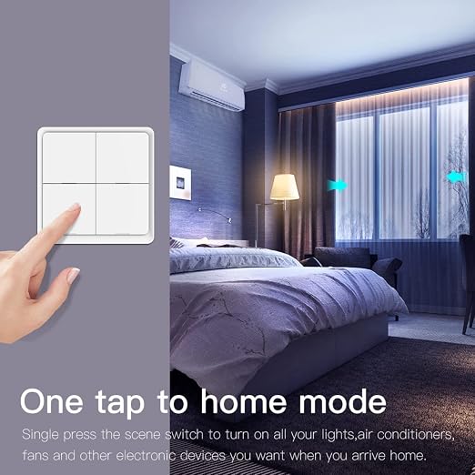 MOES Wireless Smart Scene Switch Button, Require MOES HUB, Zigbee Connection - Image 5