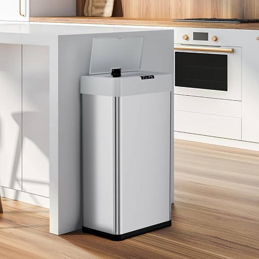 Sensor Trash Can, Touchless Motion Sensor Trash Bin, Smart Automatic Garbage Can - Image 8
