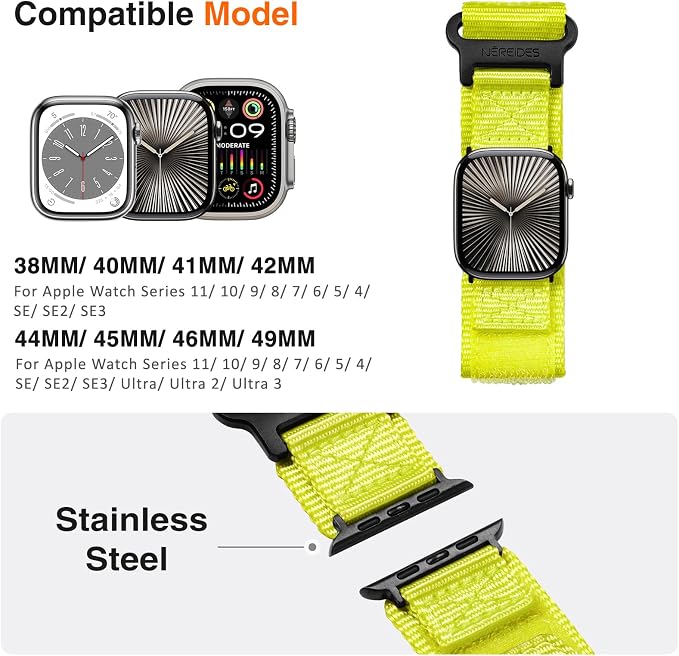 Nereides Compatible with Apple Watch Series 11 Band Series - Image 4