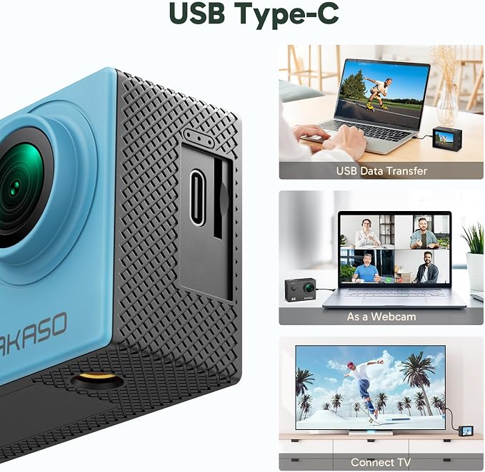 AKASO EK7000 4K30FPS 20MP WiFi Action Camera - Image 9