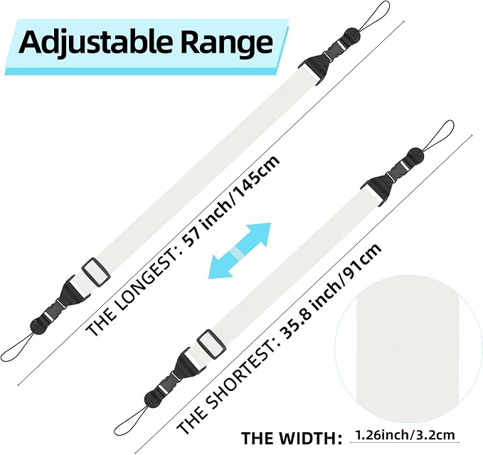 Adjustable Shoulder Strap:Comfortable iPad Strap Nylon Neck Lanyard - Image 2