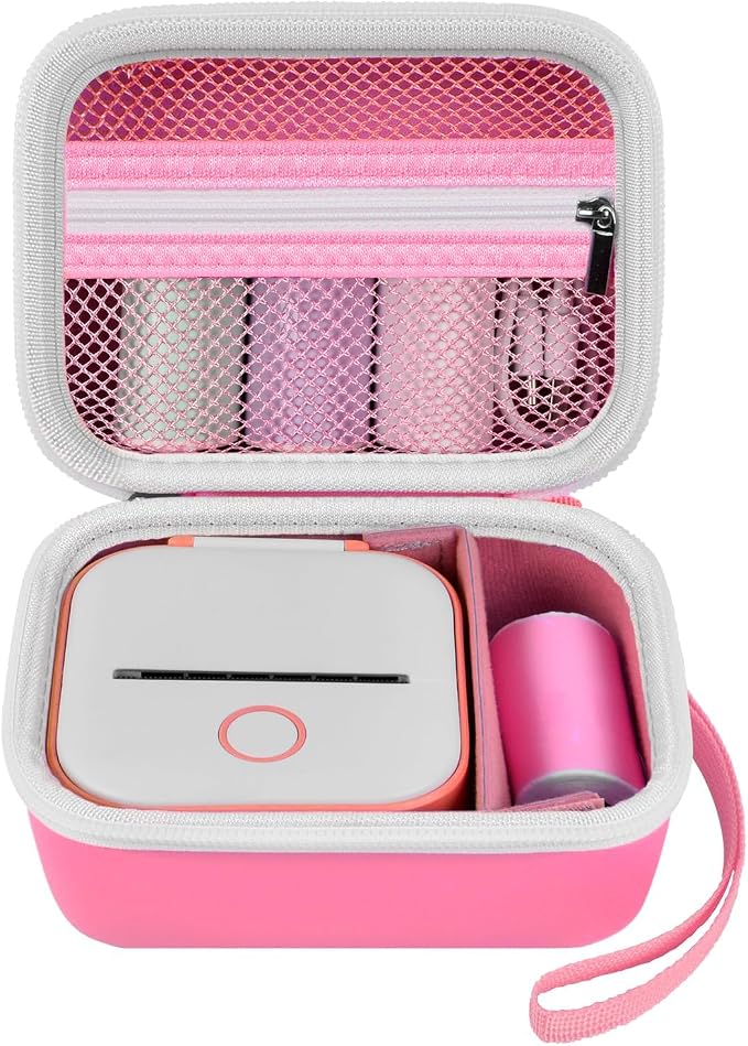 ANKHOH Label Maker Case for Memoking T02/ for Phomemo M02/ M02S/ M02 Pro/ Q30S/ by Ankhohstoragehardcase