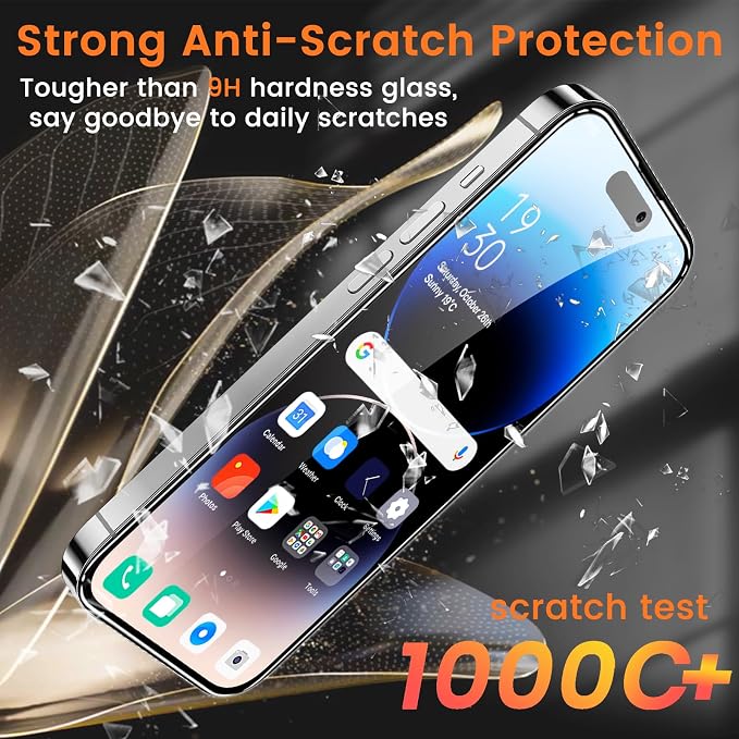 Lesakit 3+3 Pack Privacy Screen Protector - Image 4