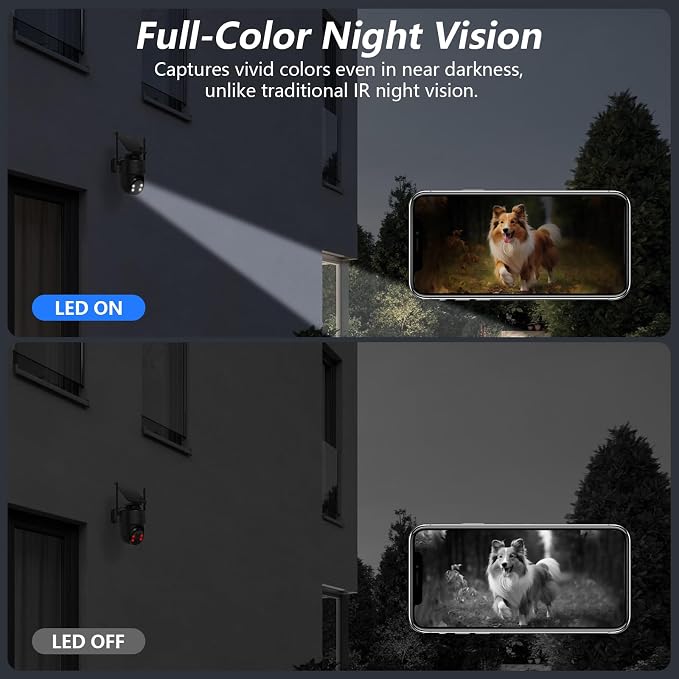 GALAYOU Solar Camera Outdoor Wireless- 2.4GHz WiFi Home Security Cameras - Image 6