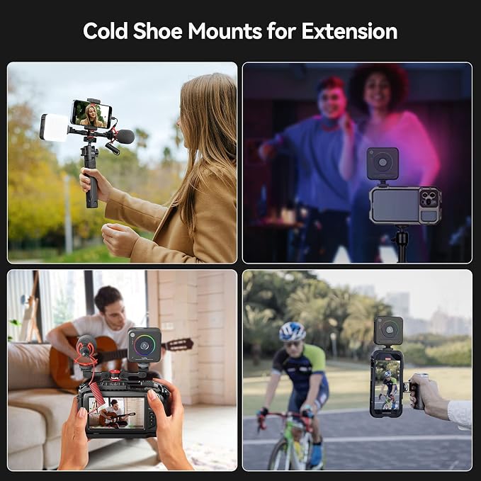 SmallRig P108 RGB Video Light, Portable LED Camera Lights 360° Full Color - Image 9