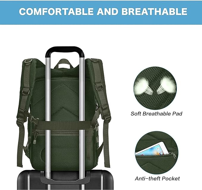 MOSISO Camera Backpack, DSLR/SLR/Mirrorless Tactical Camera Bag Case - Image 7