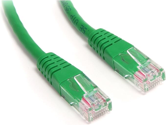 StarTech.com Cat5e Ethernet Cable - 1 ft - Green - Patch Cable - Molded Cat5e by StarTech