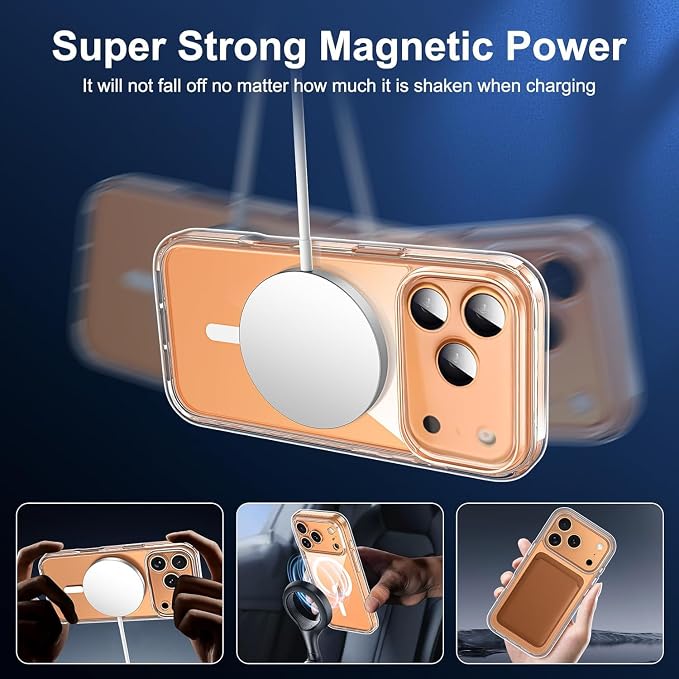 for iPhone 17 Pro Case Clear, Magnetic iPhone 17Pro Case - Image 5