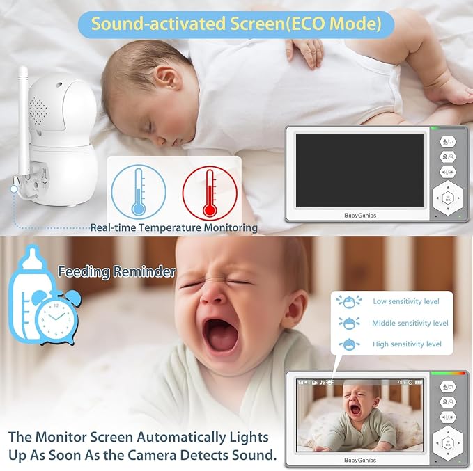 Baby Monitor with 4 Cameras Standby - Image 7
