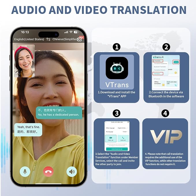 AI Language Translator Device, 2026 Upgraded No WiFi Needed, 150 Languages - Image 6