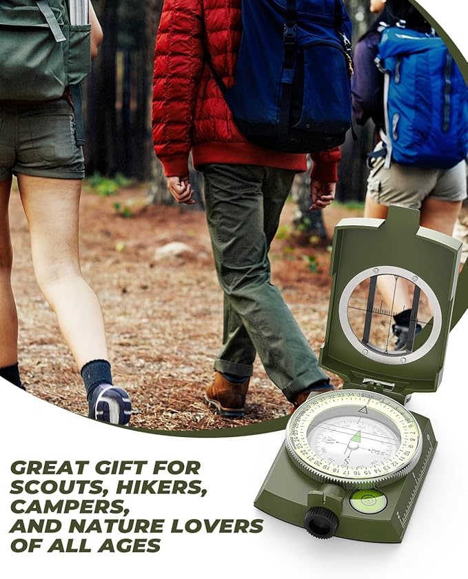 Sportneer Compass: Accurate Durable Lightweight Orienteering Compass - Image 6