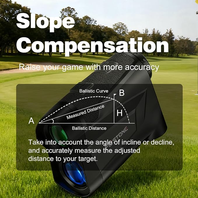 Precision Laser Rangefinder for Golf & Hunting, 800/1000/1300 m Range, 6X - Image 5