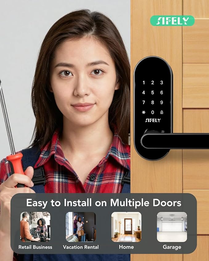 Keyless Entry Keypad Smart Door Lock - Image 3