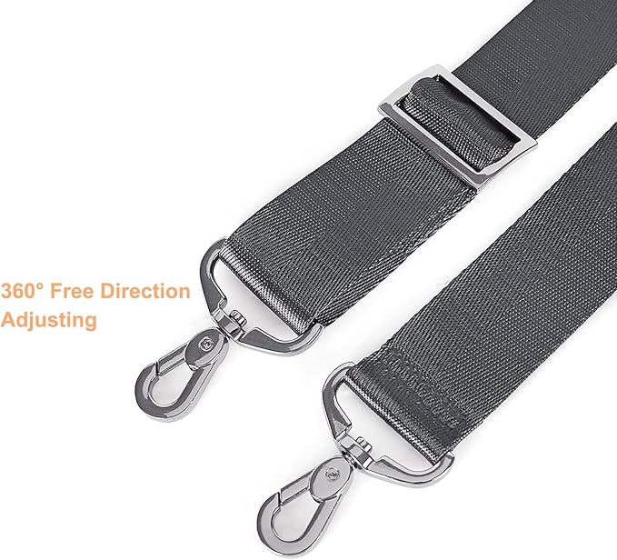 MOSISO 56 inch Shoulder Strap, Adjustable Thick Soft Universal Replacement - Image 2