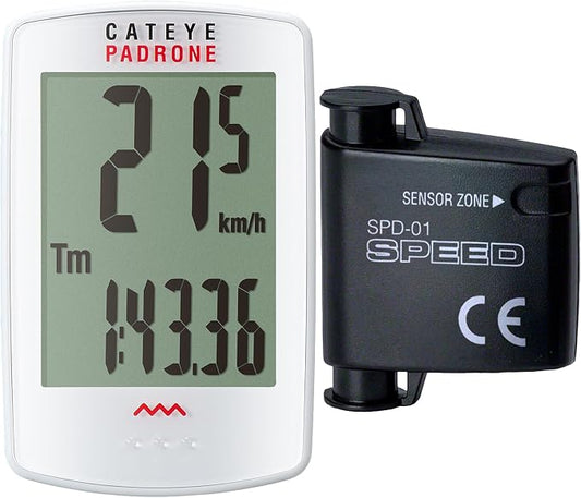 CATEYE Padrone Wireless Bike Computer – Oversized Display Cyclocomputer by CATEYE