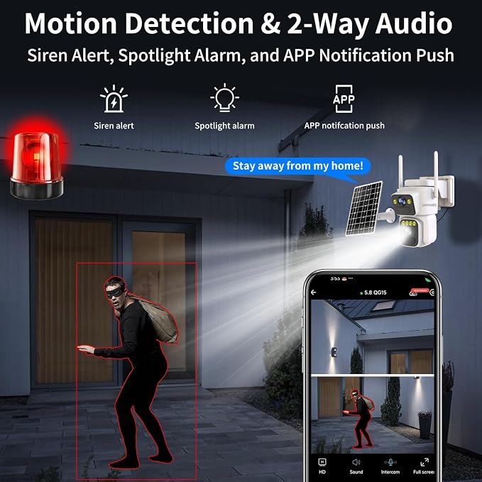 Luovisee Dual Lens Outside Cameras - Image 5