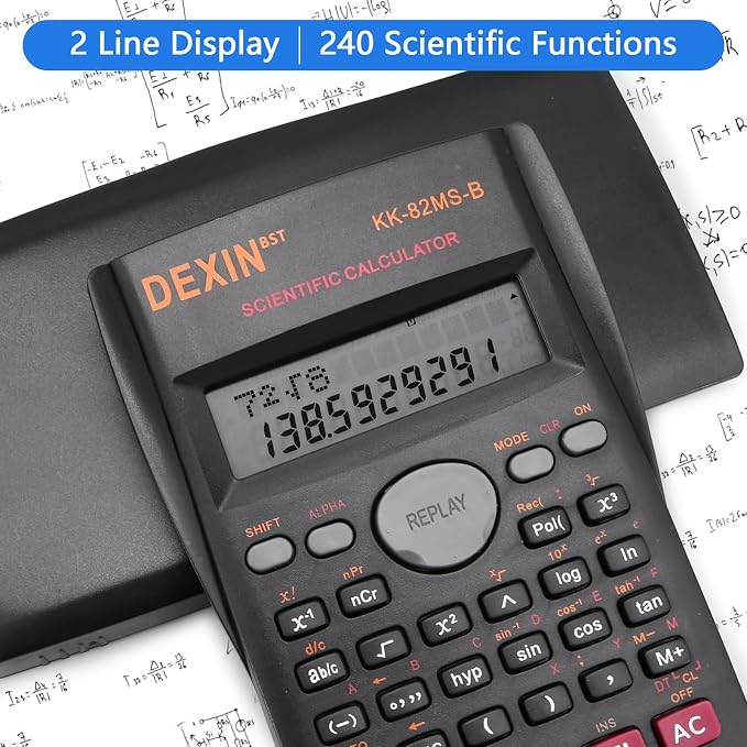 10 Pack Engineering Scientific Calculators, 2-Line Display Function Calculator - Image 3