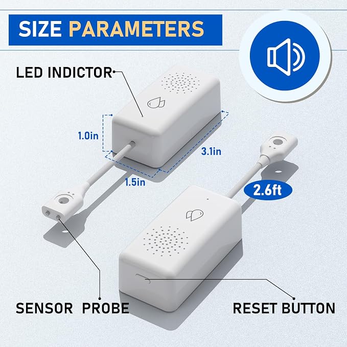 BSEED WiFi Water Leak Detector, Smart Water Sensor - Image 6