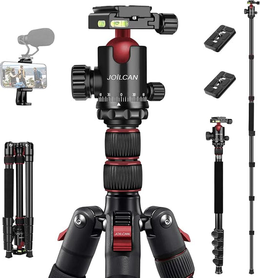 JOILCAN Tripod for Camera, Heavy Duty Travel Tripods for Spotting Scope by JOILCAN
