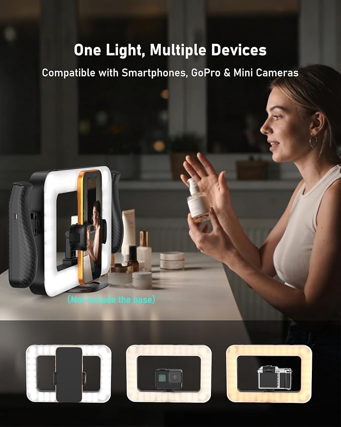 Smartphone Video Rig with LED Light, Ring Light - Image 4