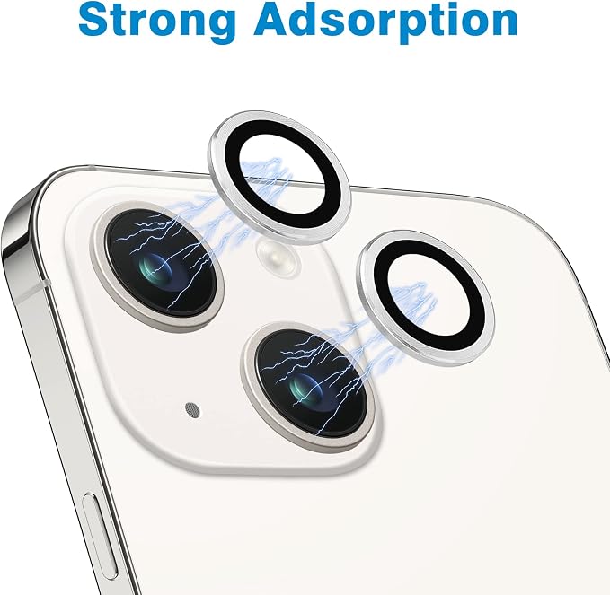 Compatible with iPhone 15 and 15 Plus Camera Lens Protector, Anti-Scratch Lens - Image 4